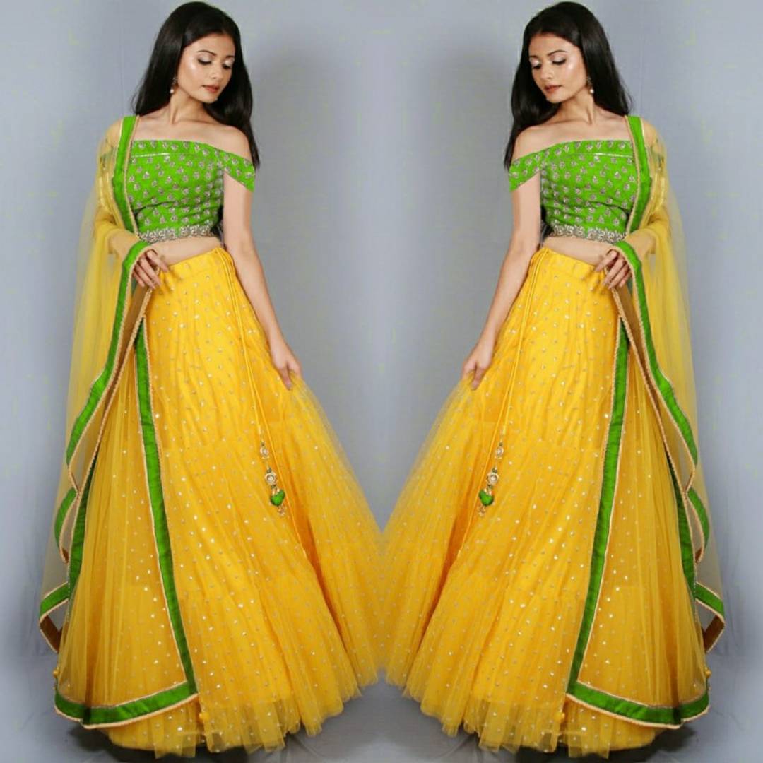 Women's Poly Silk Lehenga Choli with Dupatta